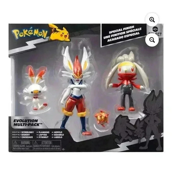 Jazwares Other - Pokémon Evolution Scorbunny Multi Pack